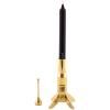 Bougeoir COSMIC DINER LUNAR 17 cm, laiton, Seletti