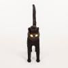 Lampe de table JOBBY THE CAT 52 cm, LED, noir, Seletti