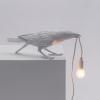 Lampe de table BIRD PLAYING, 33 cm, blanc, Seletti