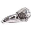 Figurine WUNDERKAMMER CROW UP 10,5 cm, argent, aluminium, Seletti