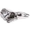 Figurine WUNDERKAMMER CROW UP 10,5 cm, argent, aluminium, Seletti