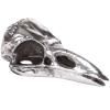 Figurine WUNDERKAMMER CROW UP 10,5 cm, argent, aluminium, Seletti