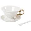 Tasse à thé avec soucoupe et cuillère I-WARES or, Seletti