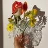 Vase LOVE IN BLOOM 25 cm, verre, Seletti