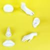 Décoration d'intérieur oreille en porcelaine MEMORABILIA MVSEVM 24,5 cm, blanc, Seletti