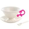Tasse à thé avec soucoupe et cuillère I-WARES, fuchsia, Seletti