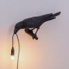 Applique murale BIRD LOOKING LEFT 33 cm, noir, Seletti