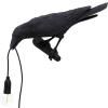 Applique murale BIRD LOOKING LEFT 33 cm, noir, Seletti