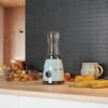Machine à smoothie 50'S STYLE PBF01PBEU, bleu pastel, Smeg