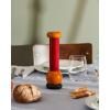 Moulin à sel ou poivre MP0210, rouge/jaune/noir, Alessi