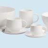Soucoupe pour tasse à thé ALL-TIME 15 cm, porcelaine tendre, Alessi