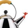 Bouilloire sifflante 9093 1 l, argent / jaune, Alessi