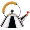Bouilloire sifflante 9093 1 l, argent / jaune, Alessi