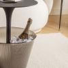 Rafraîchisseur de bouteilles pour PICK-UP bout de canapé, gris, Alessi