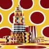 Pot de rangement de cuisine CIRCUS, set de 3 pc, multicolore, Alessi
