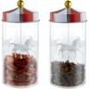 Pot de rangement de cuisine CIRCUS, set de 2 pc, transparent, Alessi