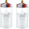 Pot de rangement de cuisine CIRCUS, set de 2 pc, transparent, Alessi