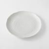 Assiette WHITE SPIRAL MIJ 29,5 cm, blanc