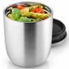Thermos alimentaire TO GO 640 ml, argent/noir, acier inoxydable, Eva Solo