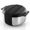 Lunchbox TO GO, 750 ml, argent/noir, acier inoxydable, Eva Solo