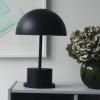 Lampe de table sans fil RIVIERA 28 cm, noir, Printworks