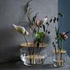 Vase IKEBANA 13 cm, or, verre, Fritz Hansen
