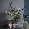 Vase IKEBANA 24 cm, or, verre, Fritz Hansen