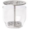 Vase IKEBANA 13 cm, argent, verre, Fritz Hansen