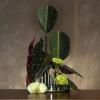 Vase IKERU 19 cm, vert, verre, Fritz Hansen