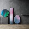 Miroir mural ROUND 76 cm, vert, Fritz Hansen