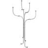 Porte manteau COAT TREE 104 cm, gris clair, acier, Fritz Hansen