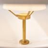 Suspension CLAM 55 cm, blanc/laiton, Fritz Hansen