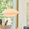 Suspension CLAM 55 cm, blanc/laiton, Fritz Hansen