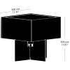 Lampe de table CROSS-PLEX 30 cm, blanc, Fritz Hansen