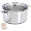 Faitout ALCHIMY LOQY 20 cm, argent, acier inoxydable, de Buyer