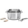 Faitout ALCHIMY LOQY 18 cm, argent, acier inoxydable, de Buyer