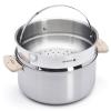 Marmite ALCHIMY LOQY 24 cm, argent, acier inoxydable, de Buyer