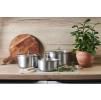 Set de casseroles ALCHIMY LOQY, 2 pc, argent, acier inoxydable, de Buyer
