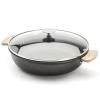 Sauteuse CHOC EXTREME LOQY 28 cm, noir, aluminium, de Buyer