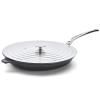 Couvercle poêle universelle 30-32 cm, acier inoxydable, de Buyer