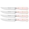 Couteaux à steak CLASSIC COLOUR , set de 4, 12 cm, sel rose de l'Himalaya, Wüsthof
