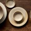 Assiette WHITE FADE 21 cm, beige, MIJ