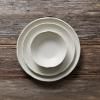 Assiette WHITE SPIRAL 21,5 cm, blanche, MIJ