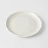 Assiette WHITE SPIRAL 21,5 cm, blanche, MIJ