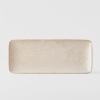Plat de service WHITE FADE 29,5 x 12 cm, beige, céramique, MIJ