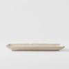 Plat de service WHITE FADE 29,5 x 12 cm, beige, céramique, MIJ