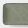 Assiette de service GREEN FADE 29,5 x 12 cm, rectangle, vert, MIJ