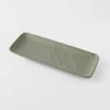 Assiette de service GREEN FADE 29,5 x 12 cm, rectangle, vert, MIJ