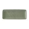 Assiette de service GREEN FADE 29,5 x 12 cm, rectangle, vert, MIJ