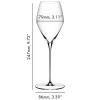 Verre à vin blanc VELOCE, set de 2 pc, 347 ml, Riedel